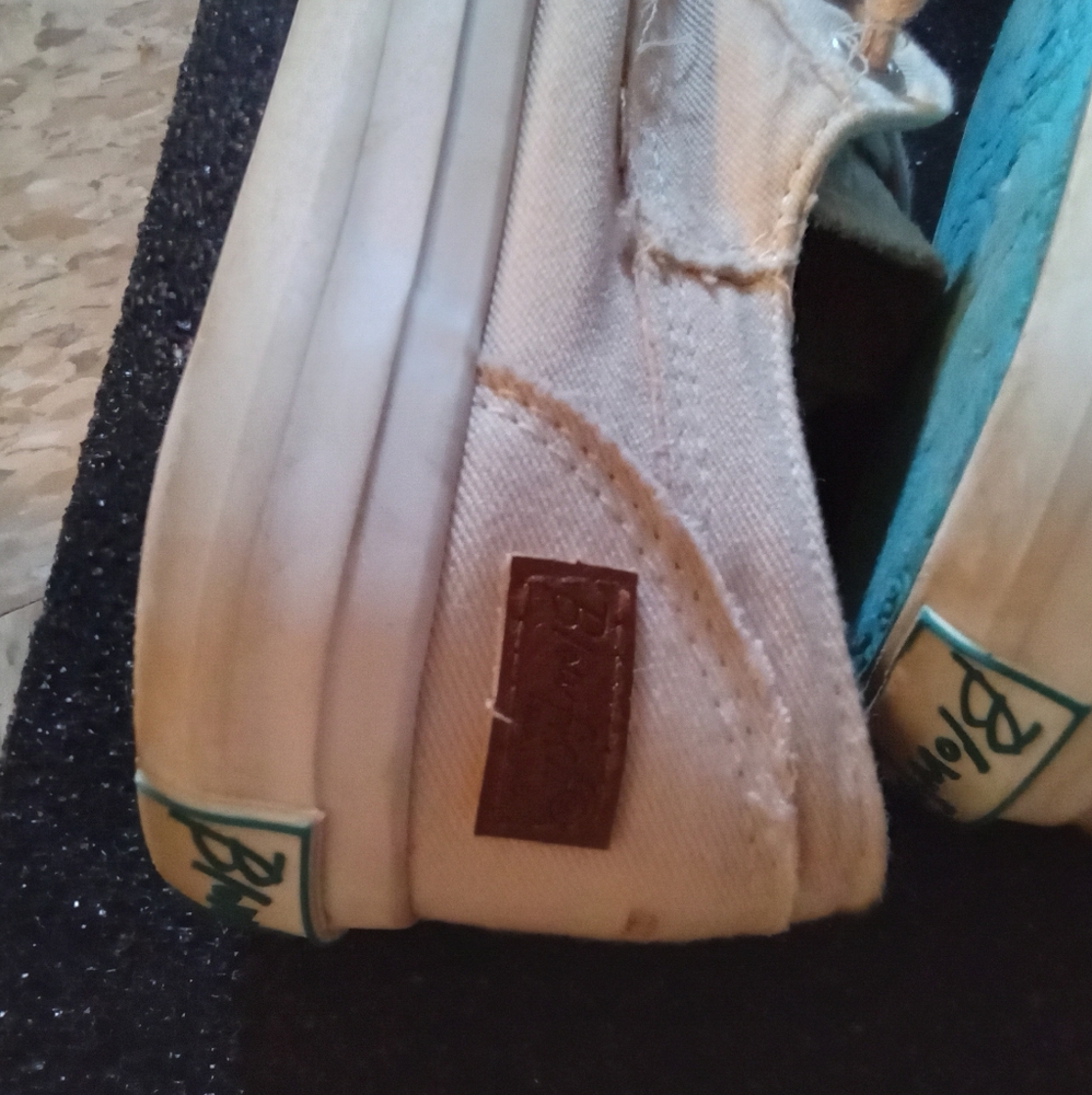 Blowfish Malibu Blush Pink Distressed Canvas Laced Sneakers - Picture 5 of 7